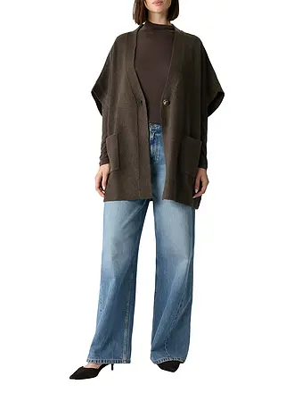 COMMA | Gilet en maille | braun